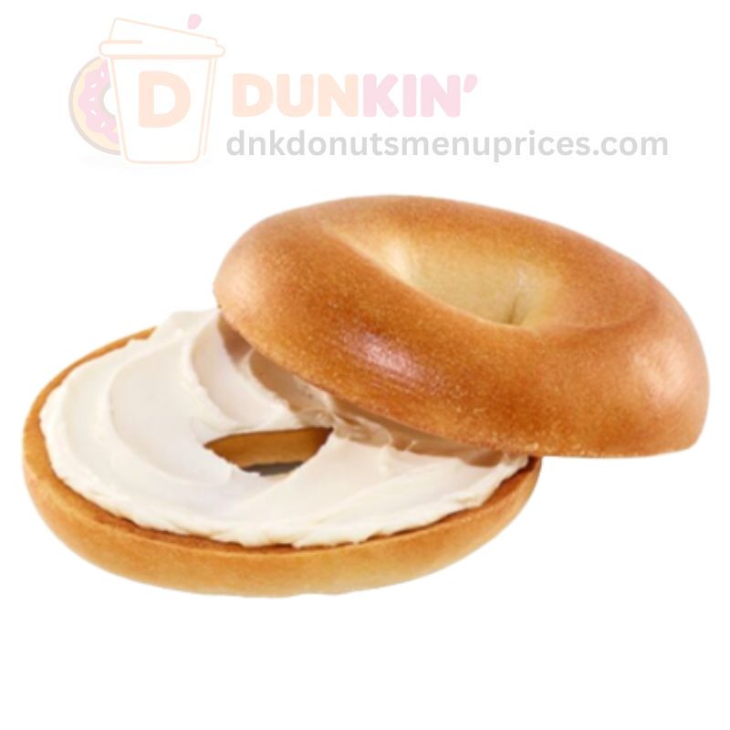 dunkin bagel with cream cheese calories​