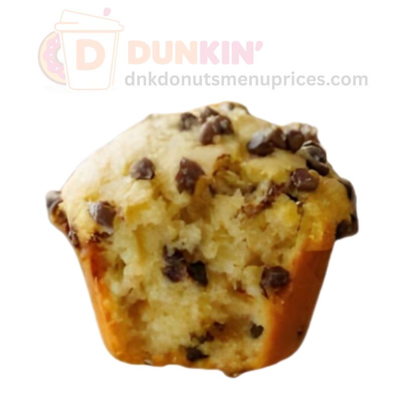 dunkin donuts chocolate chip muffin