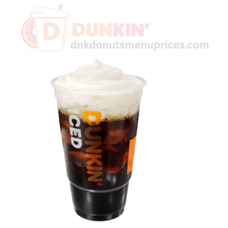 Dunkin Coffee Menu dunkin cold brew with sweet cold foam