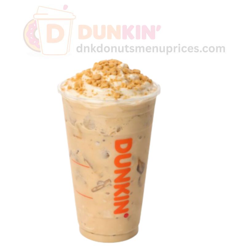 Dunkin Coffee Menu cookie butter latte dunkin