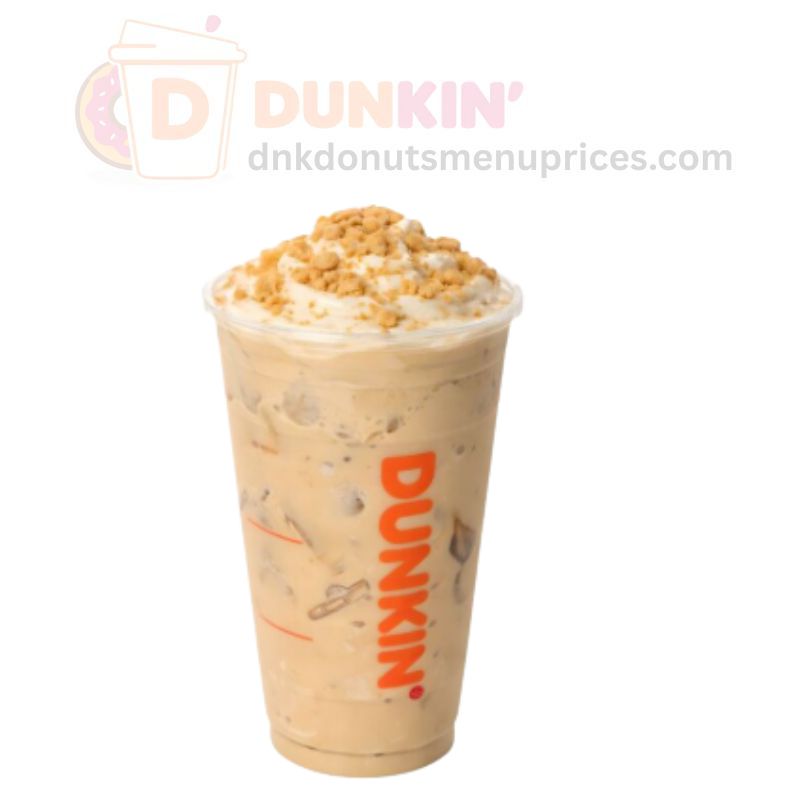 Dunkin Coffee Menu cookie butter latte dunkin