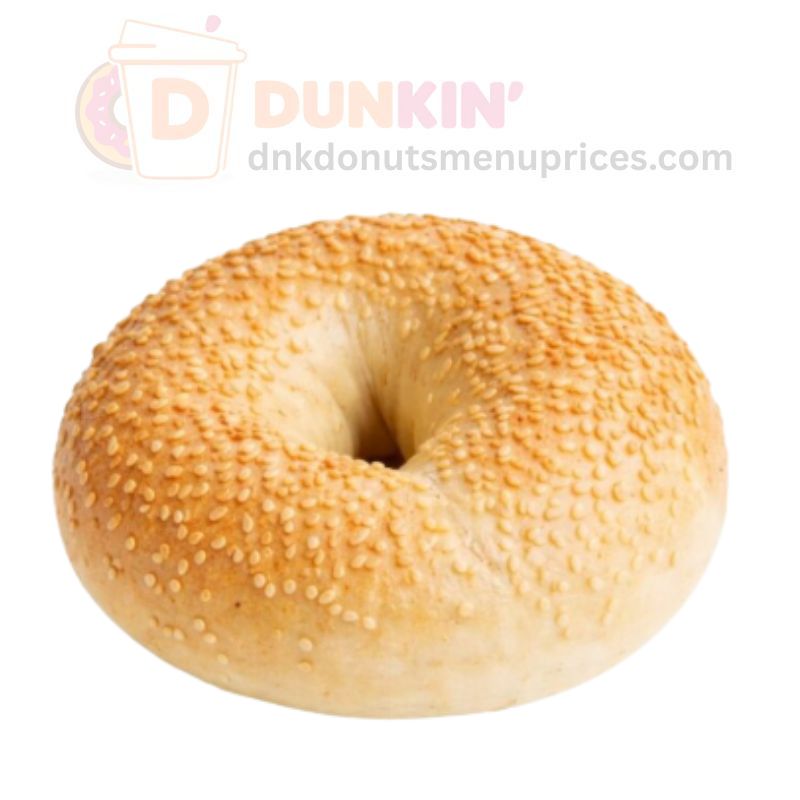 sesame seed bagel dunkin​