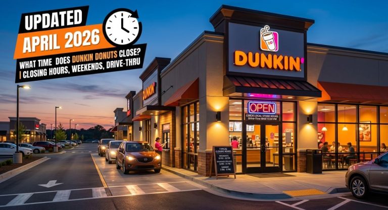 What Time Does Dunkin Donuts Close