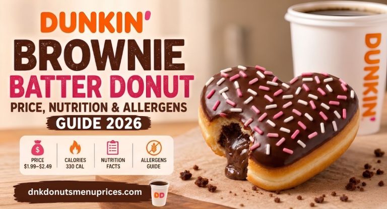 Brownie Batter Donut Dunkin Price