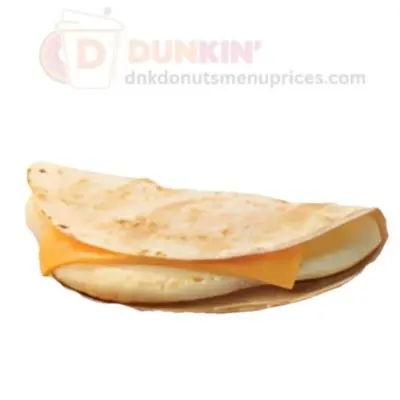 dunkin donuts egg & cheese wake up wrap