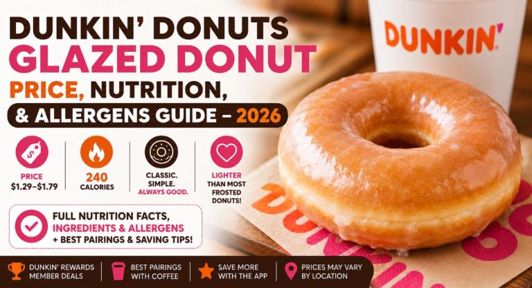 Dunkin Donuts Glazed Donut Price