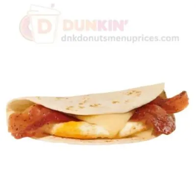 dunkin maple sugar bacon wake up wrap