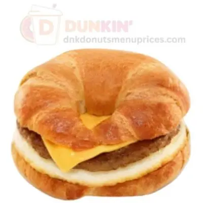 dunkin sausage egg and cheese